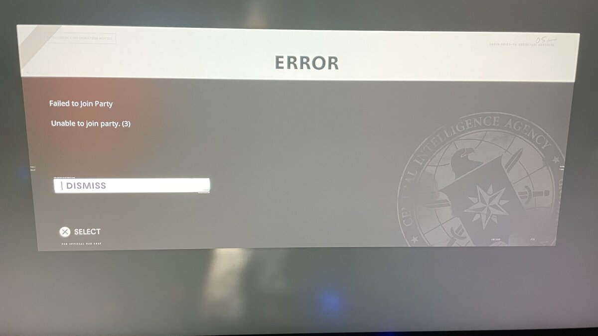 Cold War Unable To Join Party 3 - FAILED TO JOIN PARTY-UNABLE TO JOIN PARTY. (3) COLD WAR ... / If a system reboot doesn't work, delete the friend you are trying to join from your friends list.