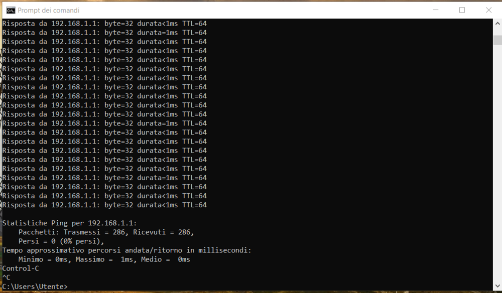 ping diretto su modem isp.png